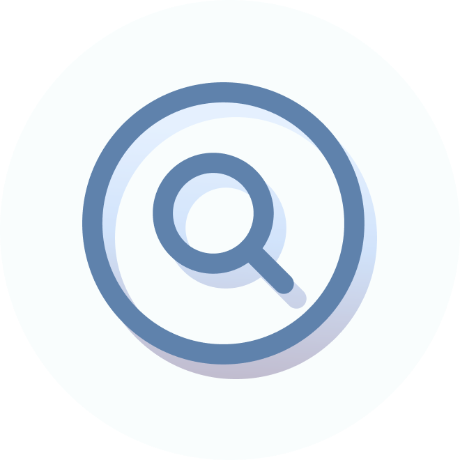 A magnifying glass