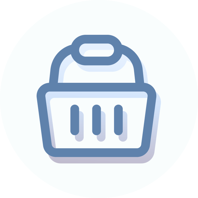A shopping basket