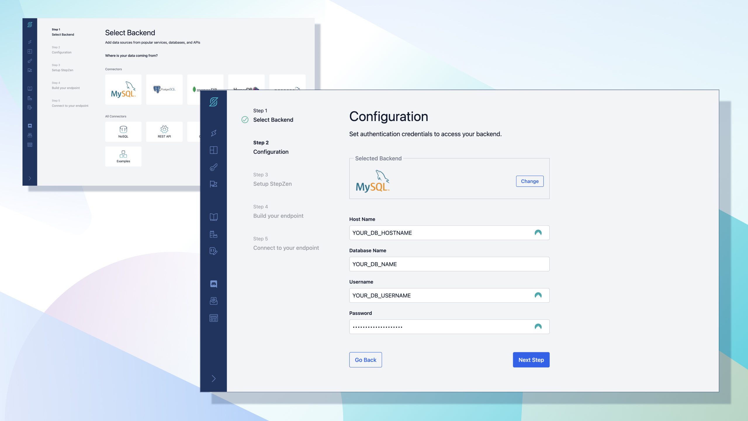 Visually Configure Your Data in the StepZen dashboard