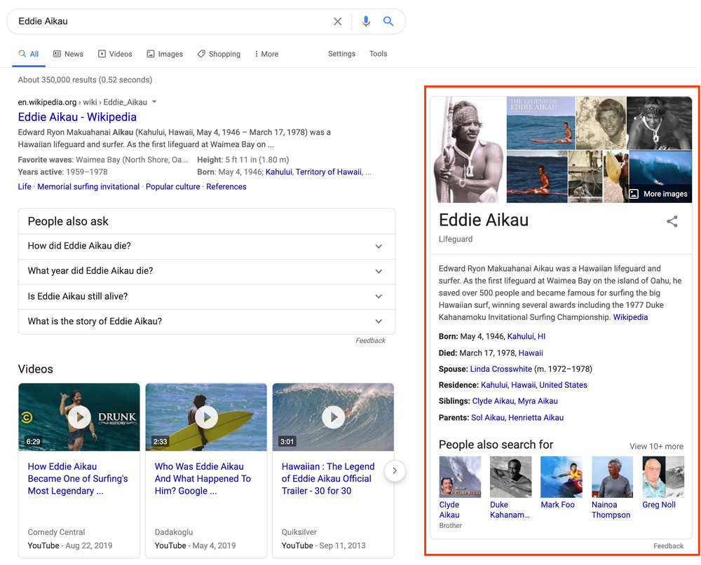 Google Knowledge Graph