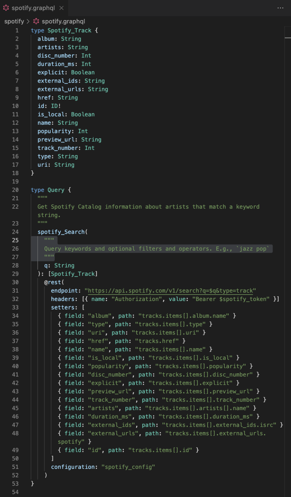 Simplified Schema