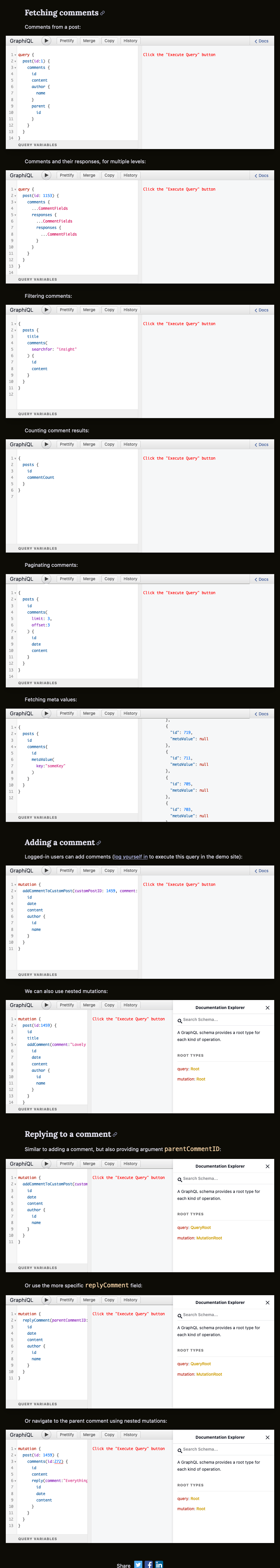 Thirteen GraphiQL clients